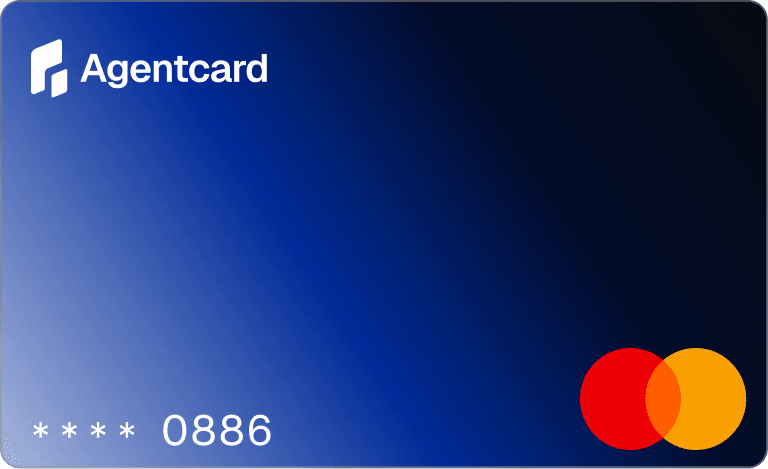 AgentCard Mastercard ending in 0886
